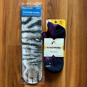 Fox River Socks AND Cat Feet socks. Women’s Size Medium
